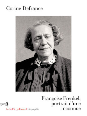 cover image of Françoise Frenkel, portrait d'une inconnue